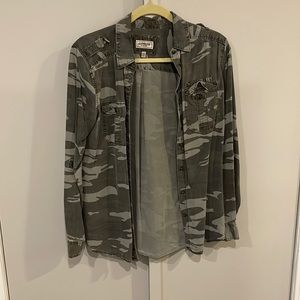 Express boyfriend button up